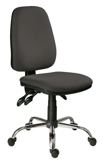 333 ASYN/CR židle kancelářská, látka DO DORA D 05 - látka šedá